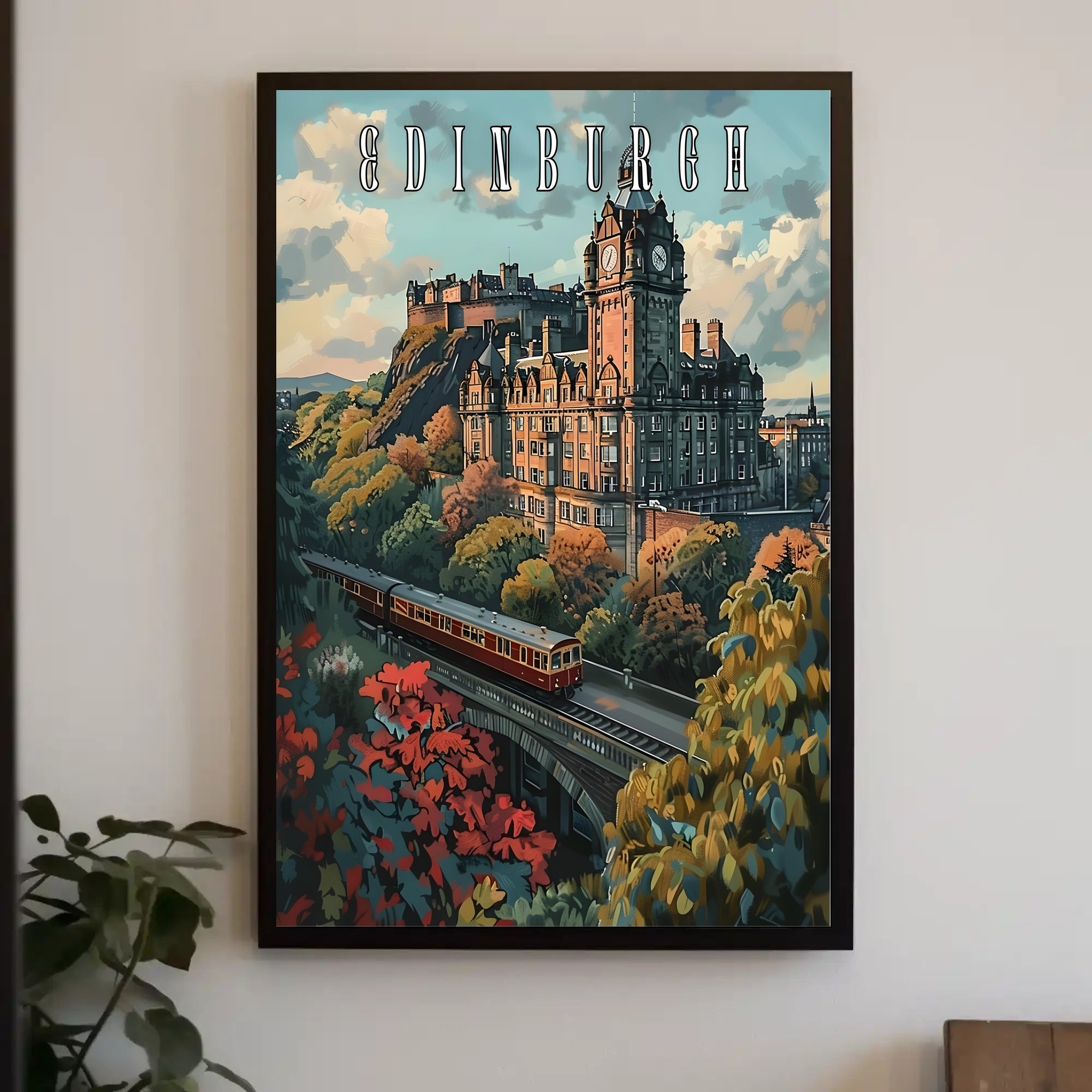 Scenic Edinburgh Poster