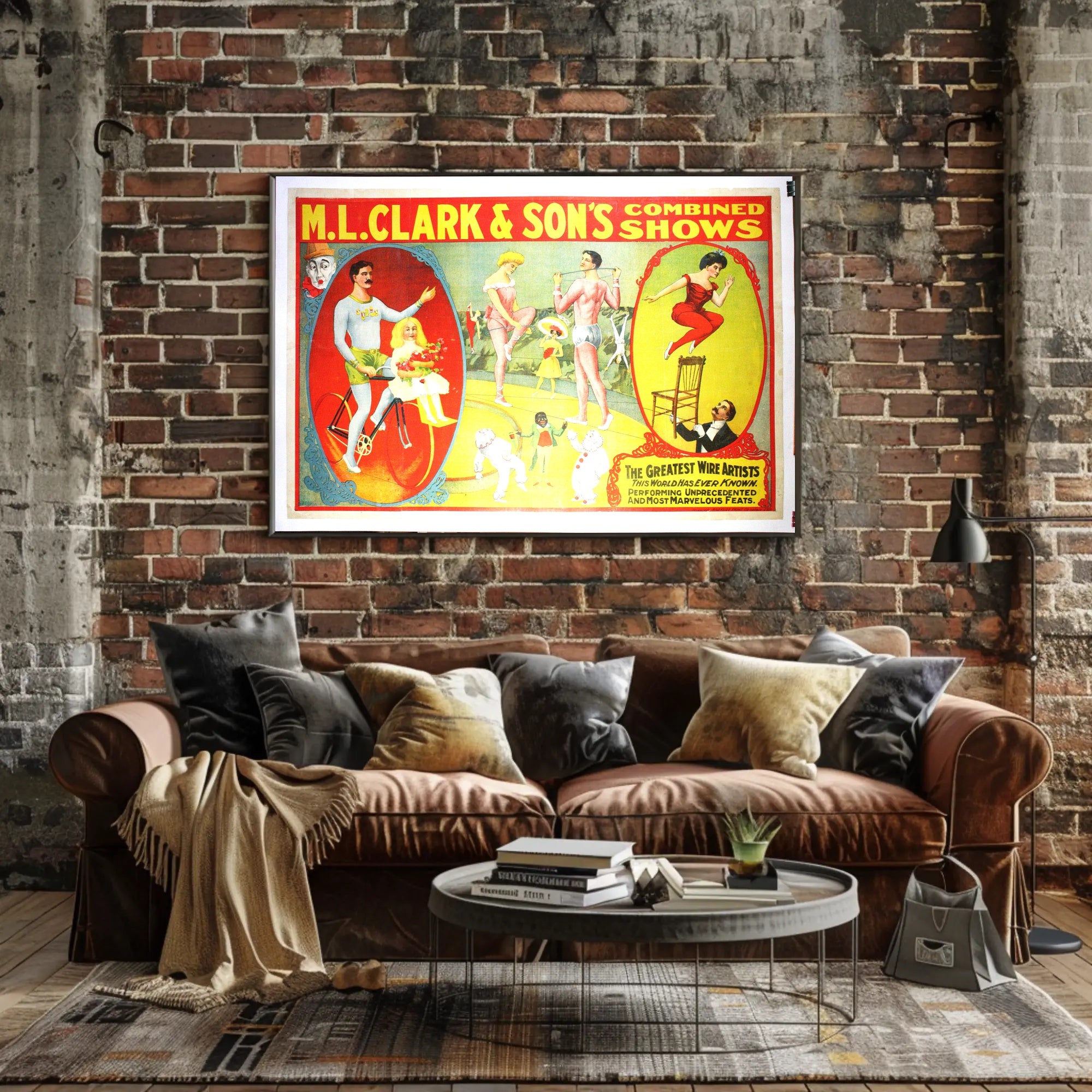 M.L. Clark & Son's Combined Shows Poster