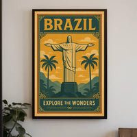 Explore the Wonders of Brazil Poster