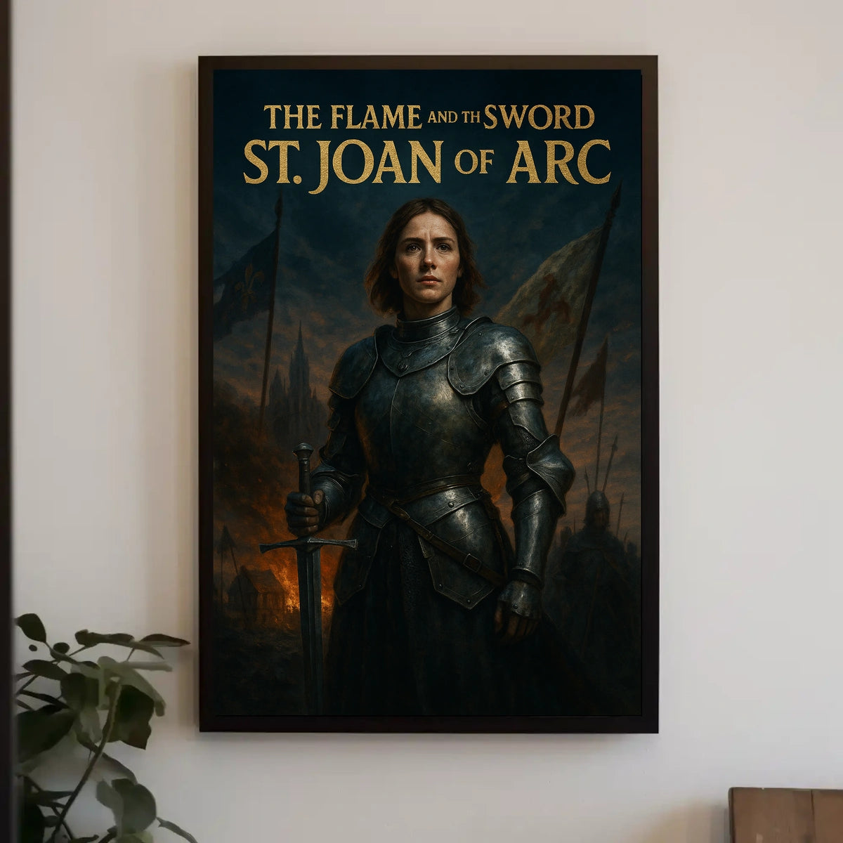 The Flame and the Sword St. Joan of Arc Poster