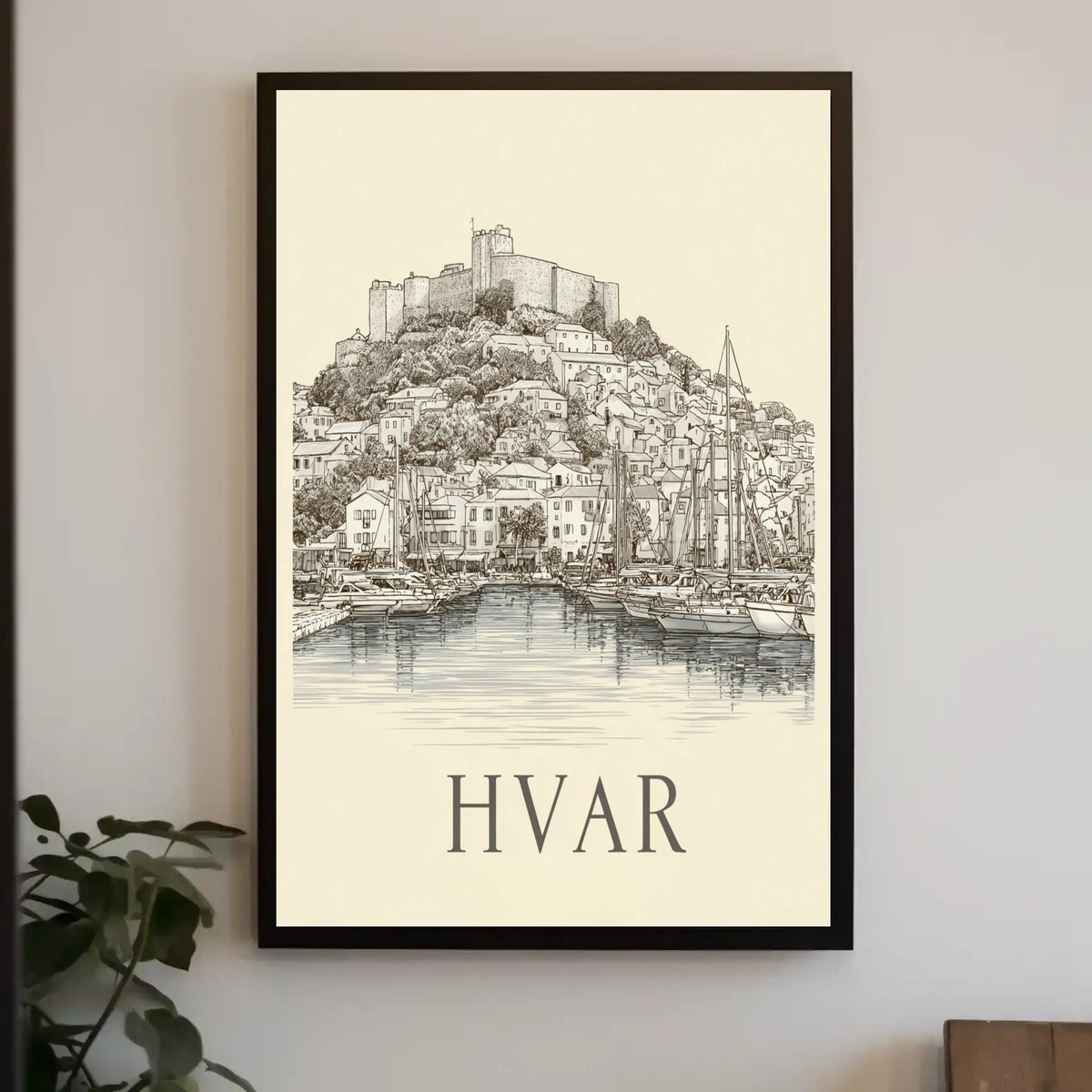 Hvar A Coastal Haven Poster