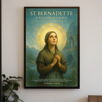 St. Bernadette A Vision of Grace Poster