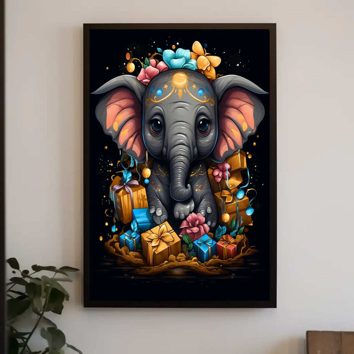 Enchanted Elephant Celebration Poster