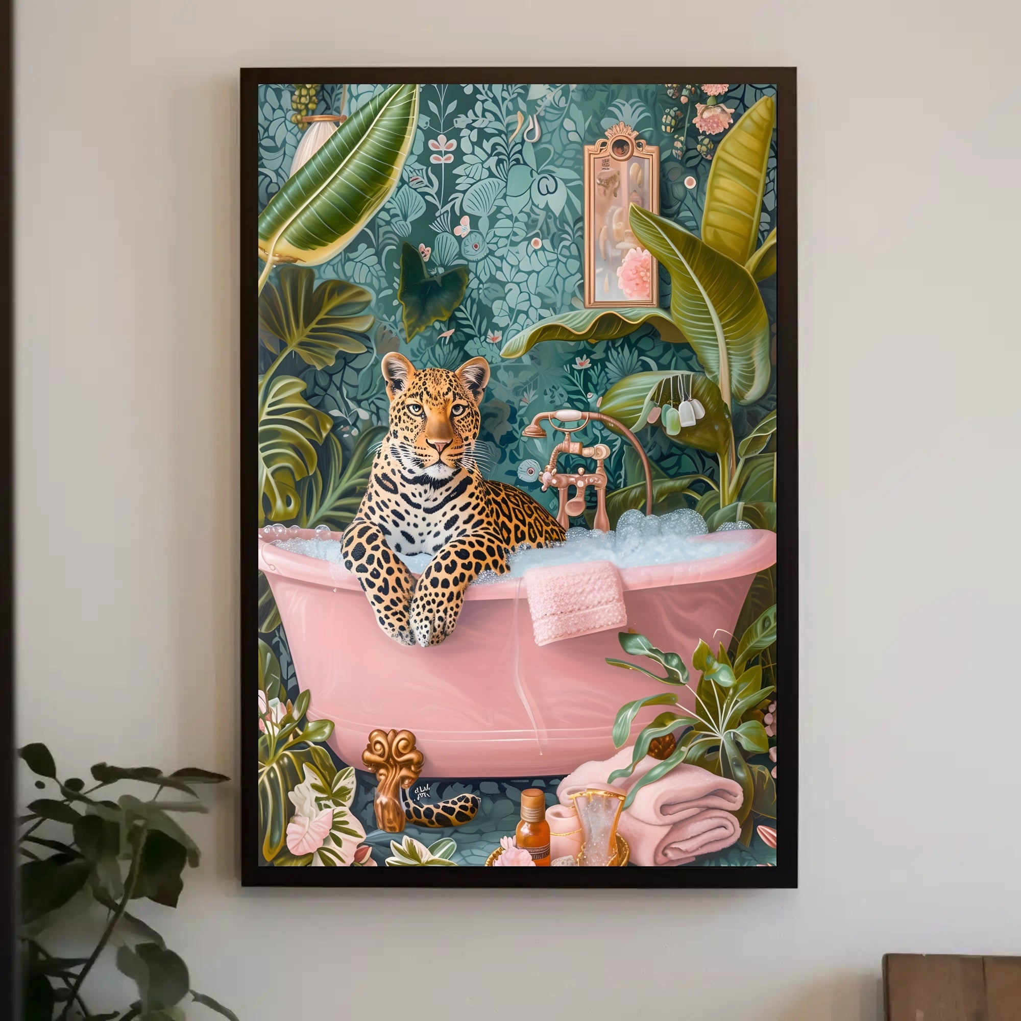 Leopard Luxury Poster Elegant Animal Wall Art
