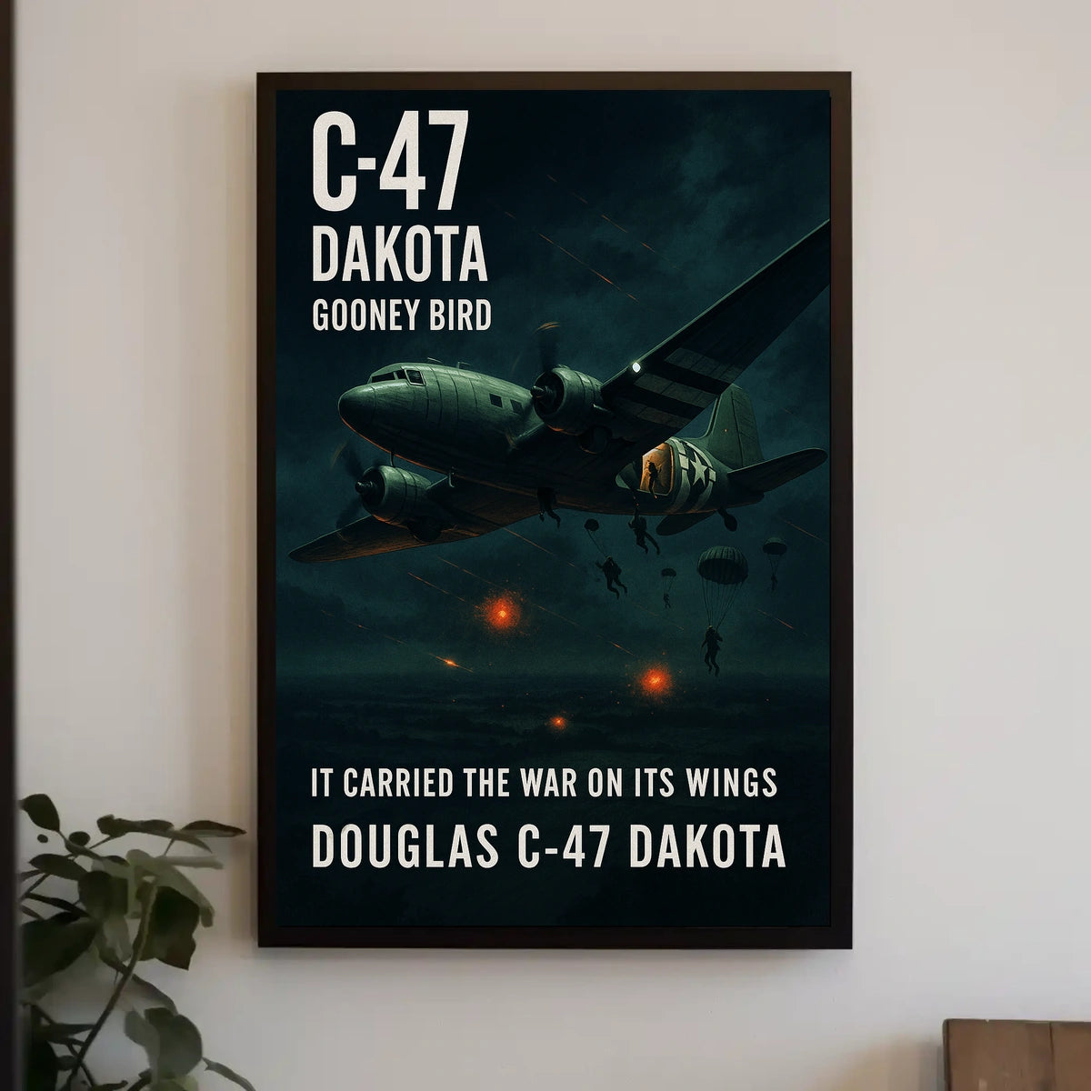 Douglas C-47 Dakota The Gooney Bird Poster