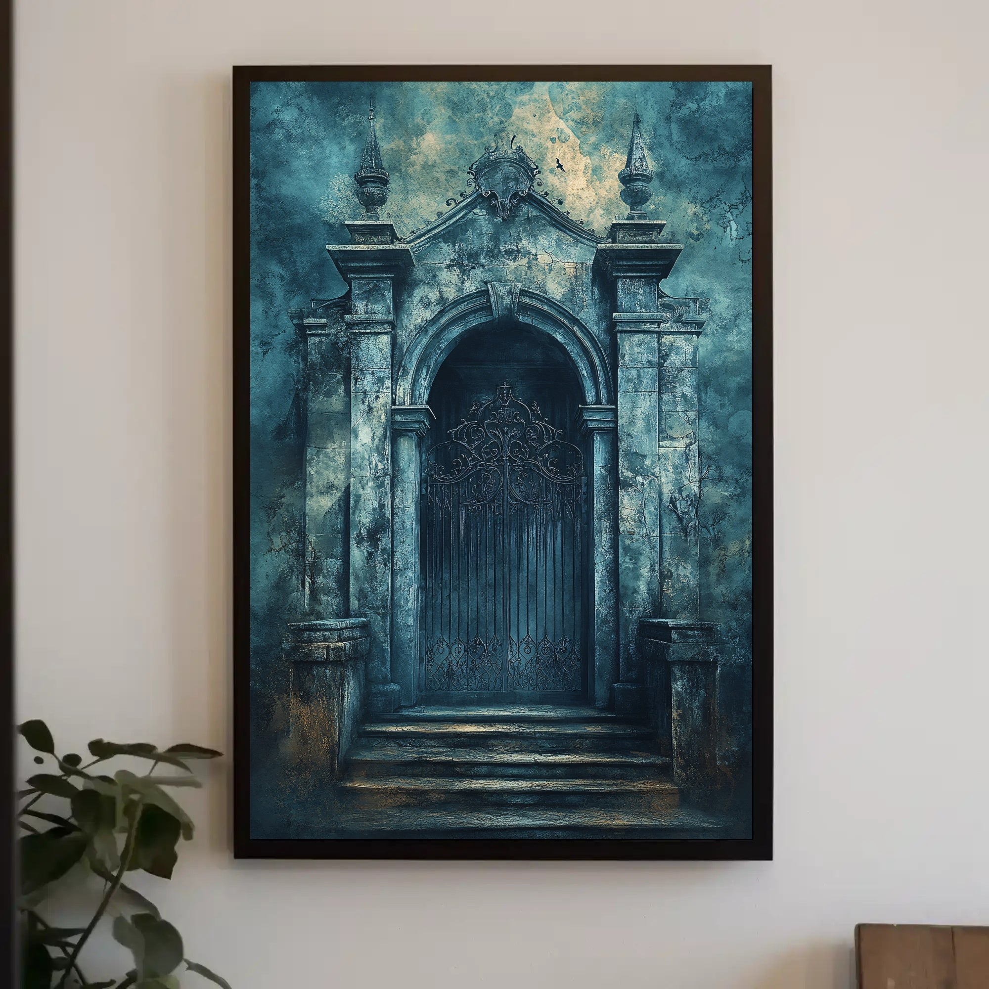 Mysterious Gothic Gate Poster