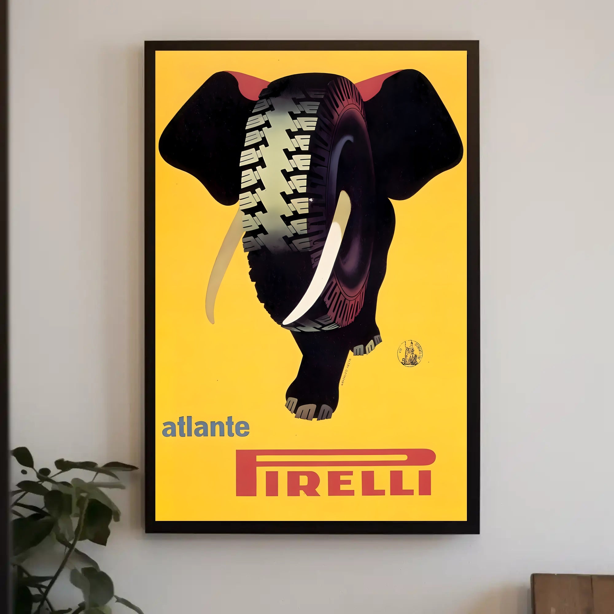 Pirelli Elephant Tire Poster