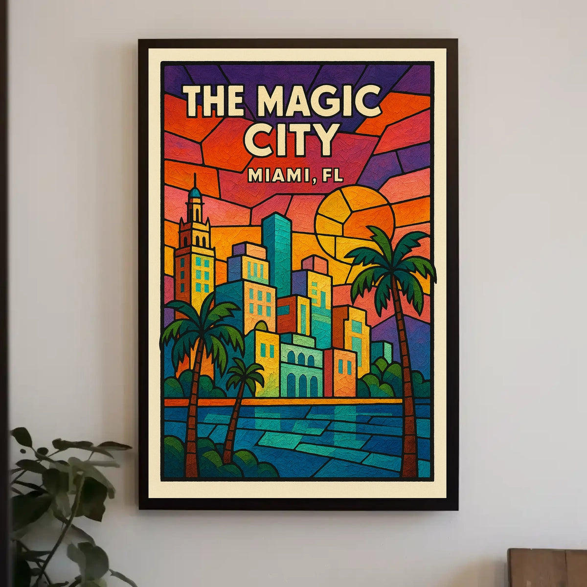 The Magic City Miami, FL Poster