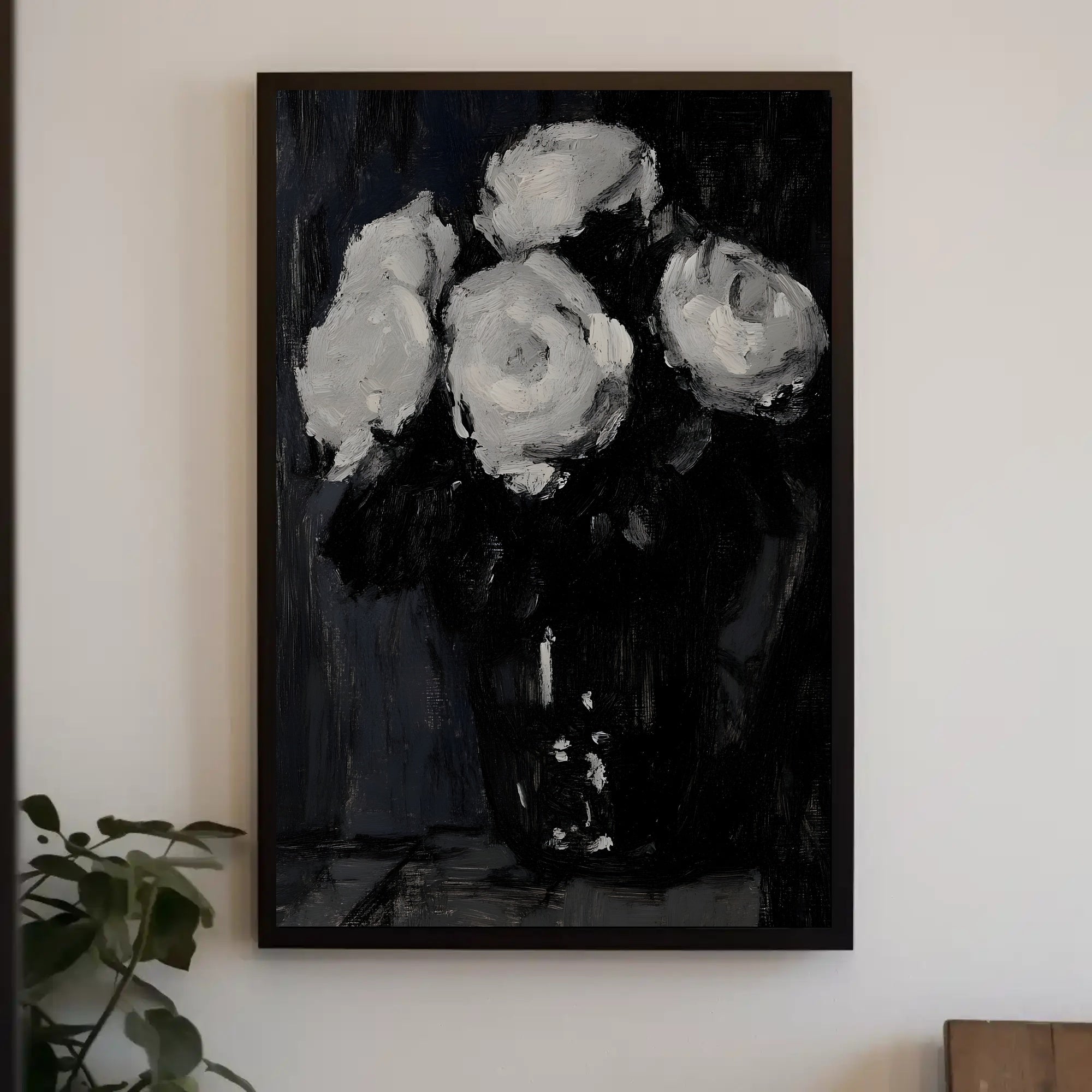 Elegant Impressionistic Floral Painting Art Poster PosterGoat