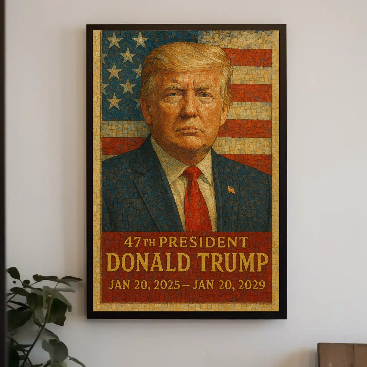 Trump 47th President Scenic Wanderlust Poster
