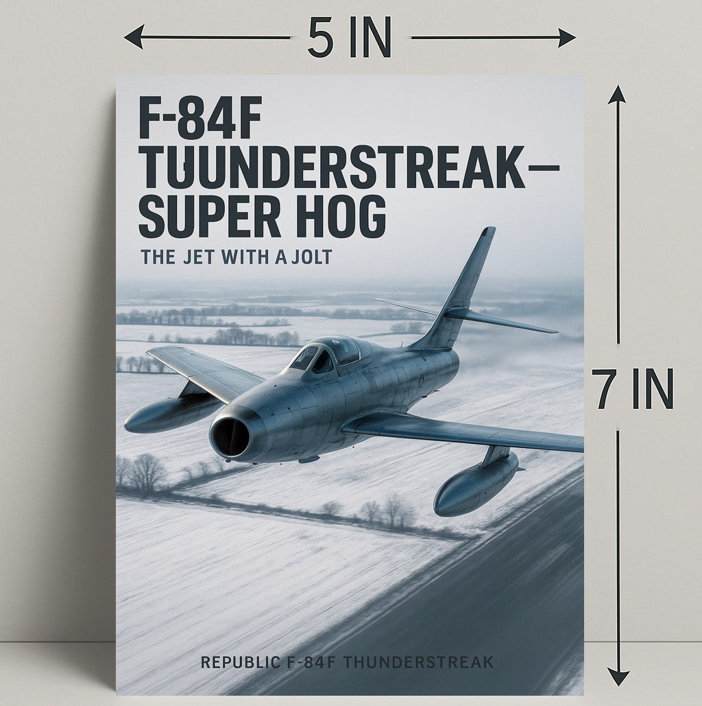 F-84F Thunderstreak The Jet with a Jolt Poster PosterGoat