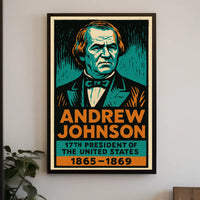 Andrew Johnson 17th President Poster