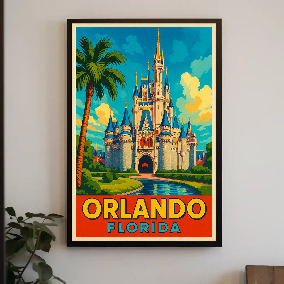 Orlando, Florida Enchanted Destination Poster