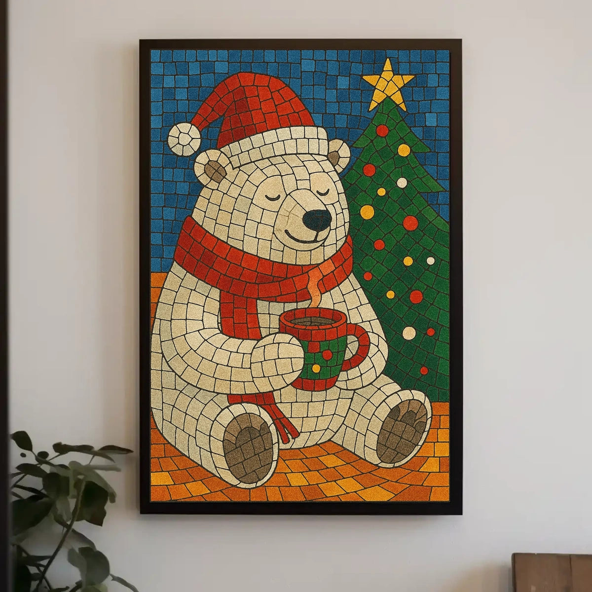 Polar Bear North Pole Poster