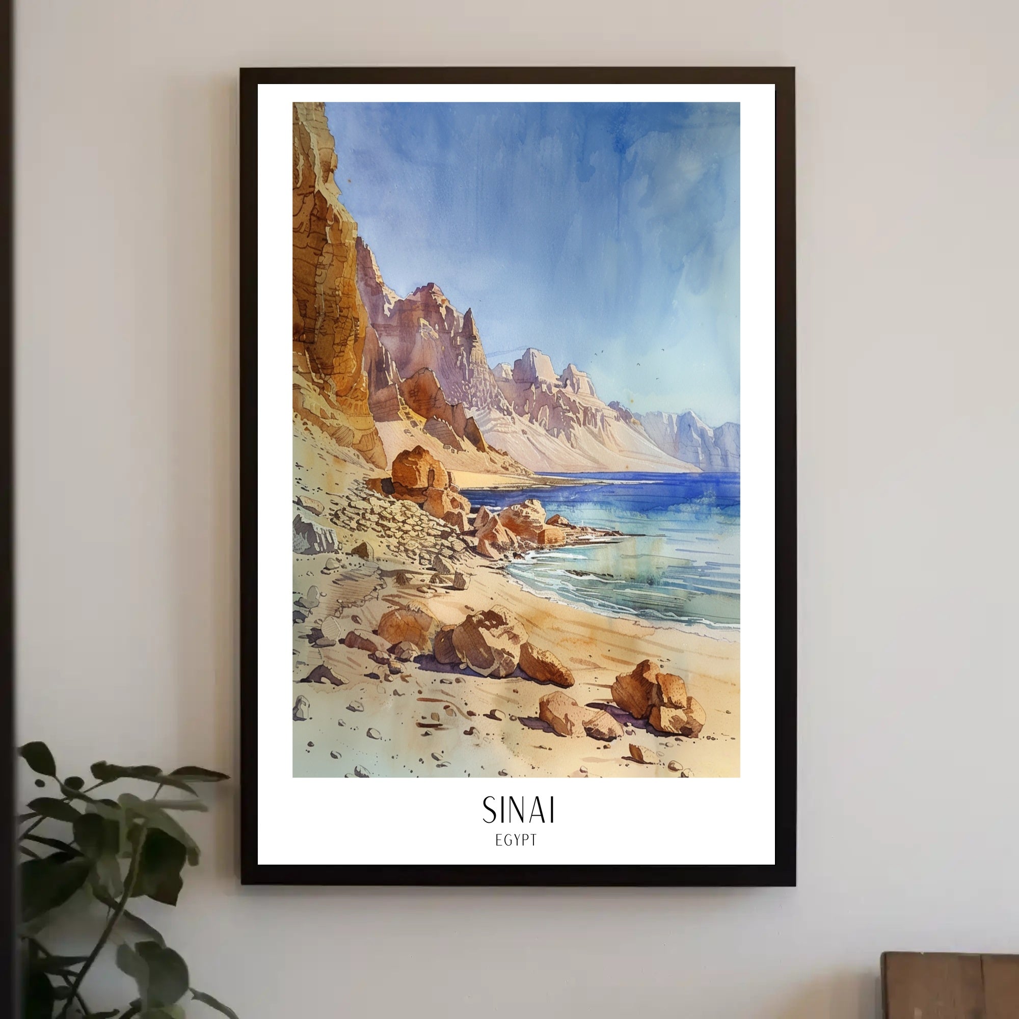 Sinai Landscape Poster PosterGoat