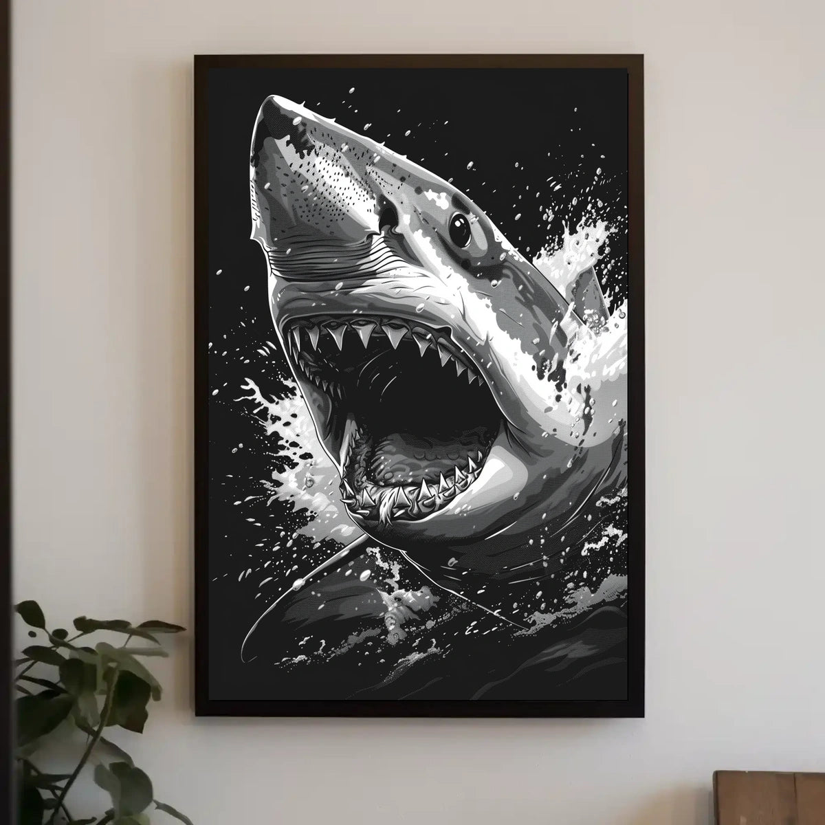 The Ferocious Shark Poster
