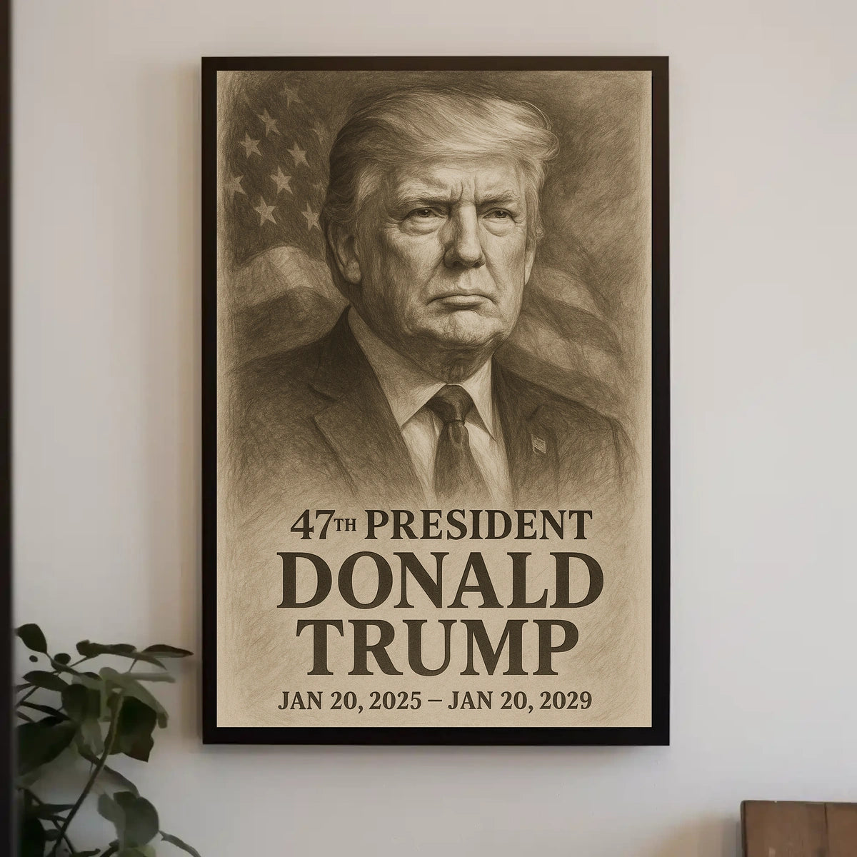 Donald Trump 47th President Poster
