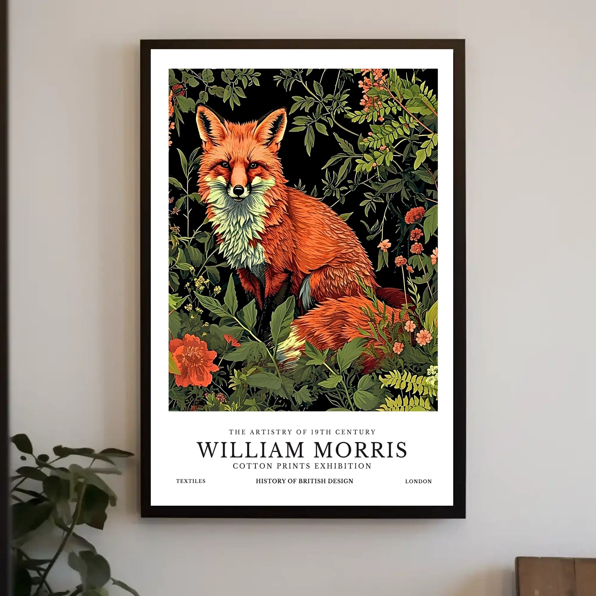 Red Fox Heritage Artwork: Cultural or Heritage Poster