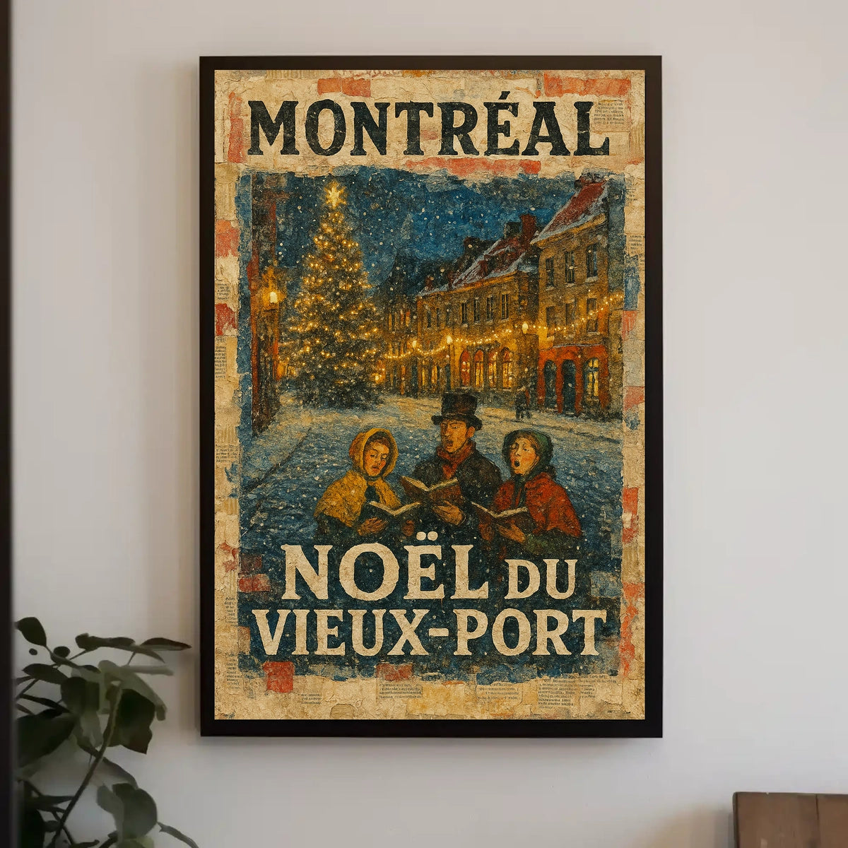 Montreal Old Port Cityscape Heritage Landmark Panorama Poster