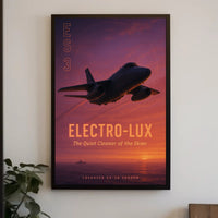 Lockheed ES-3A Shadow in Flight Aviation Poster