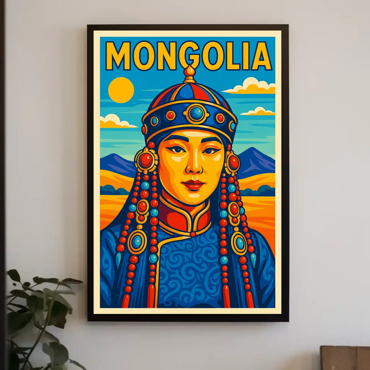 Mongolia Cultural Heritage Poster
