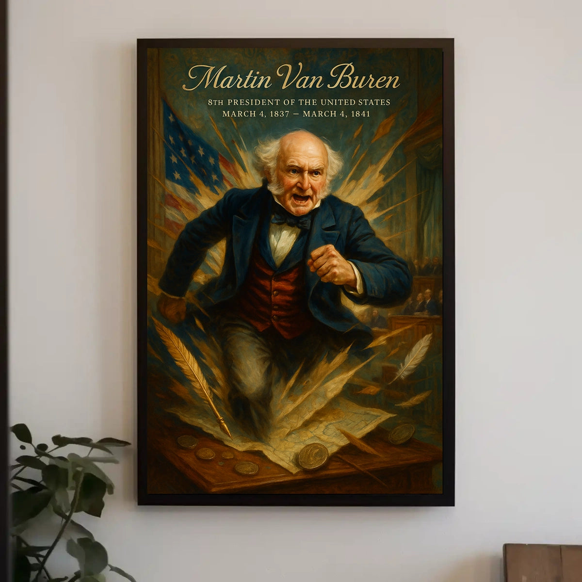 Martin Van Buren 8th President Poster