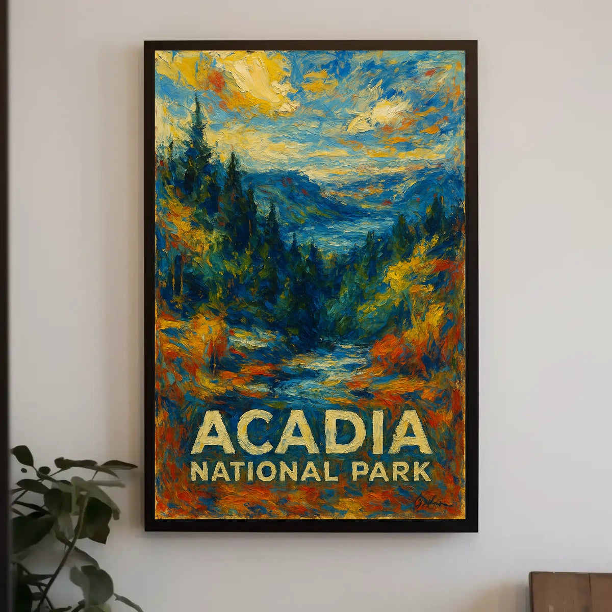 Acadia National Park Wanderlust Home Decor Poster