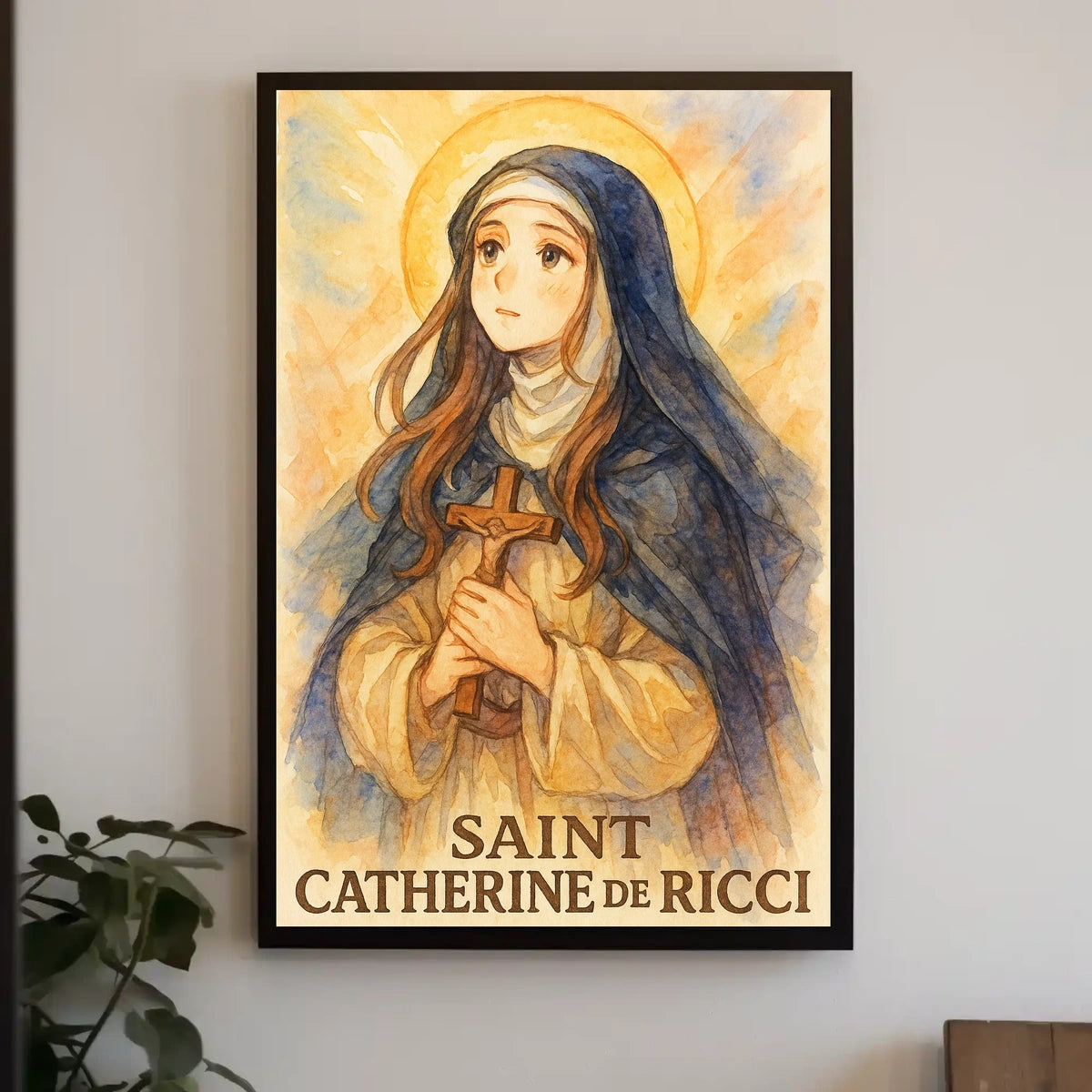 Saint Catherine De Ricci Patron Saint Heritage Poster