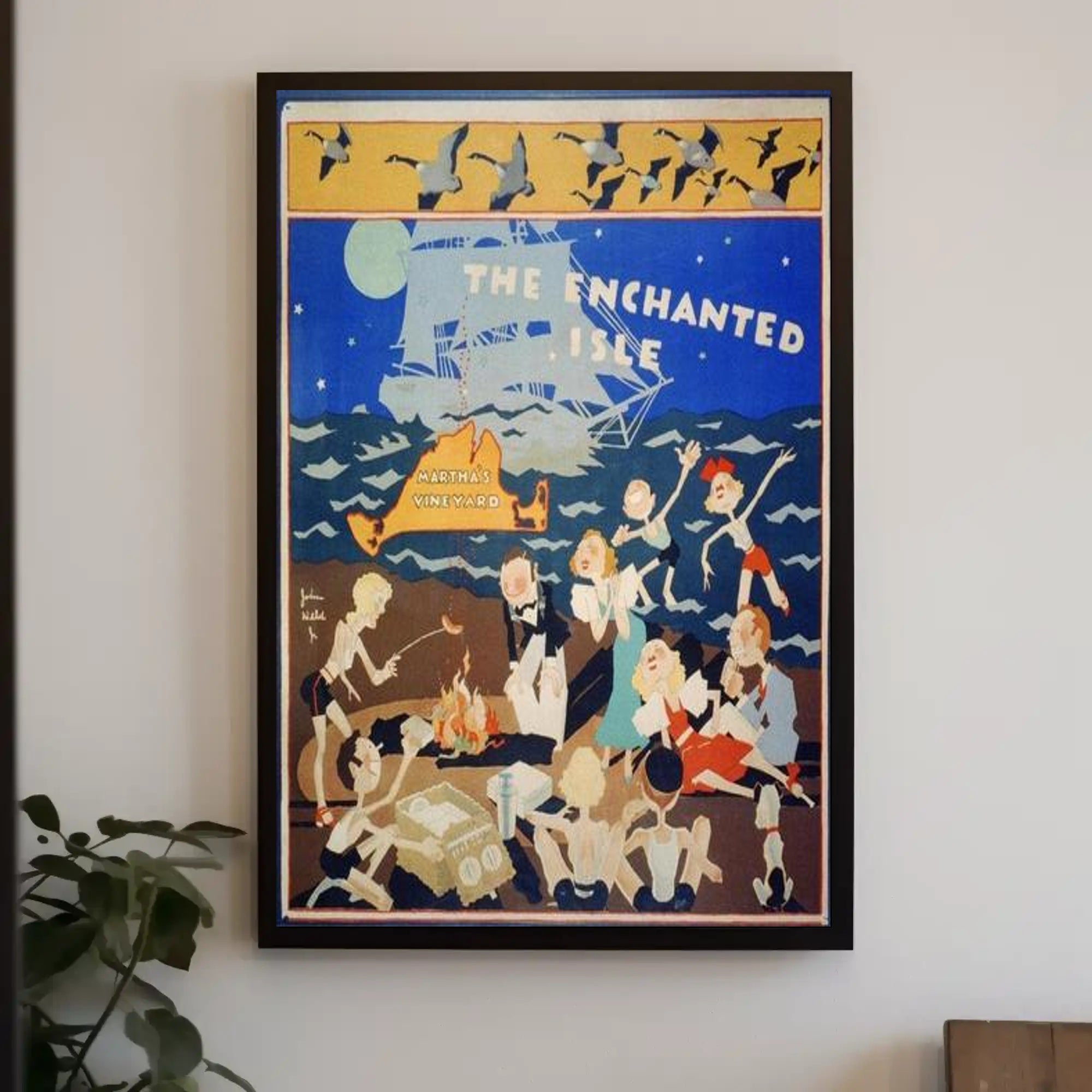 The Enchanted Isle of Martha's Vineyard Poster PosterGoat