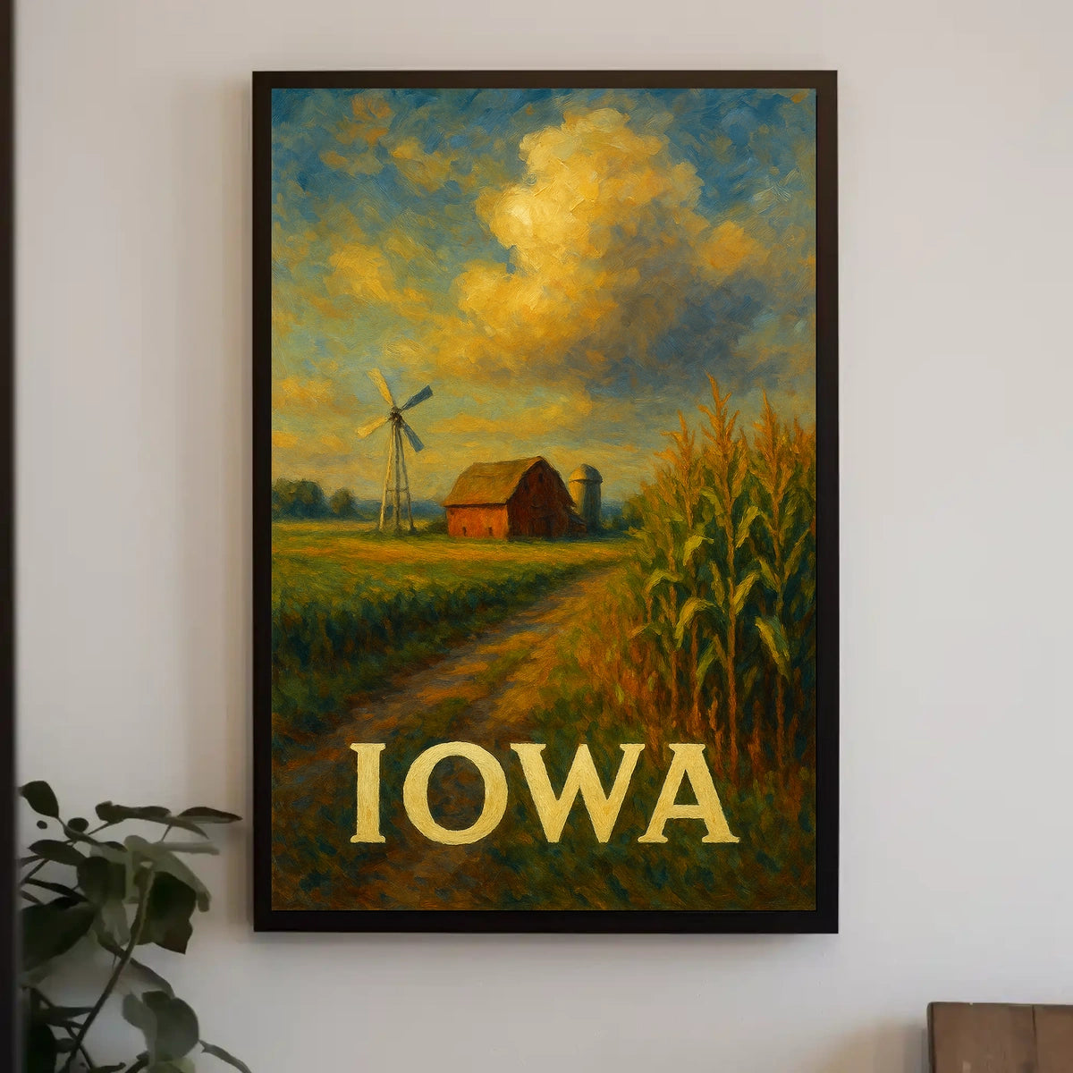 Iowa Landscape Poster