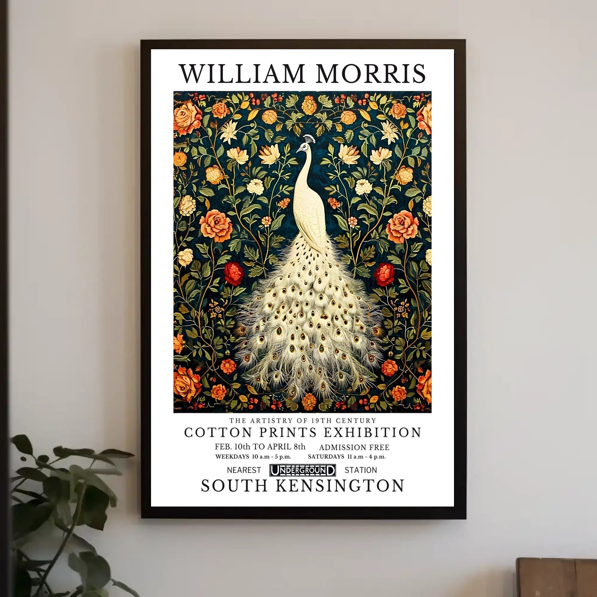 William Morris Vintage Floral Artistic Poster