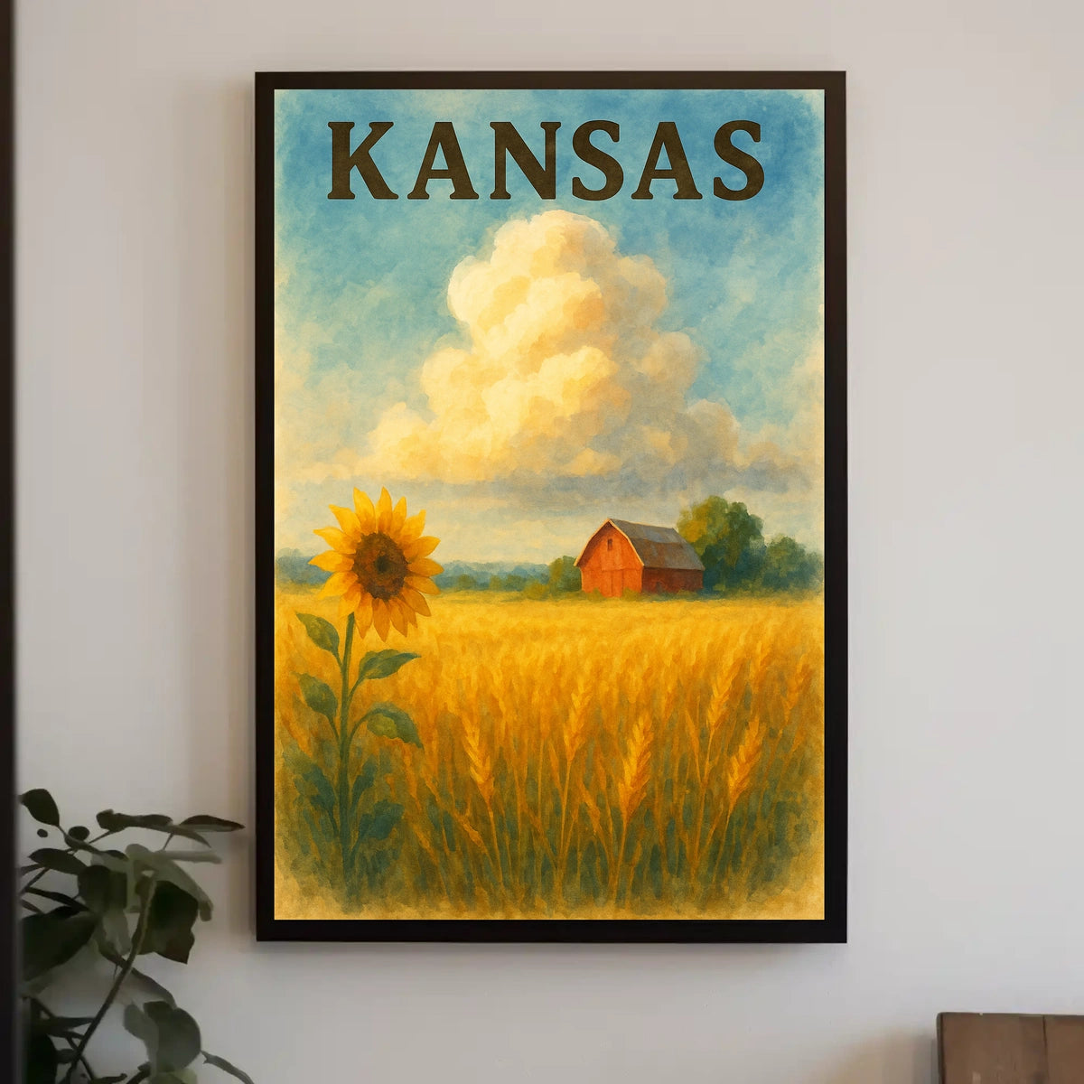 Kansas Landscape Poster