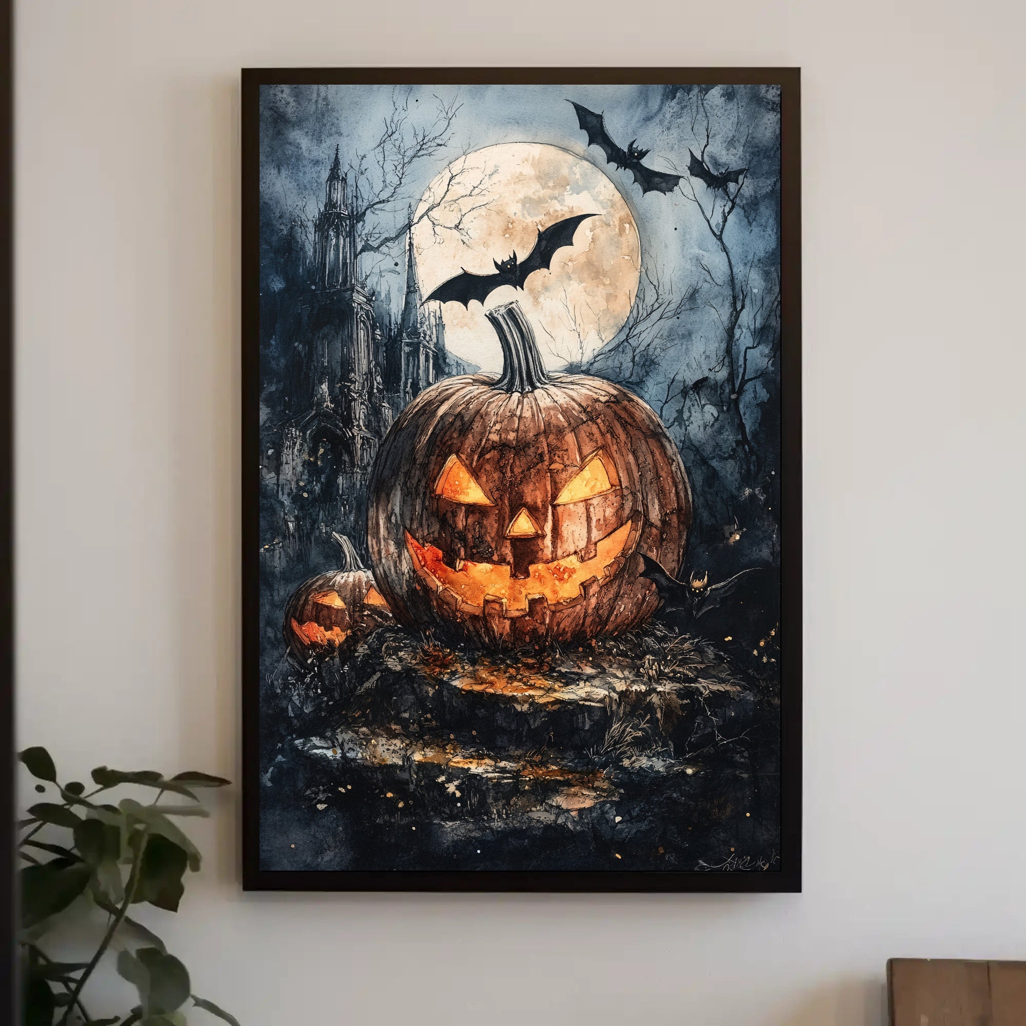 Haunted Halloween Night Poster