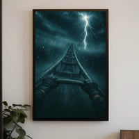 Stormy Ascent Poster