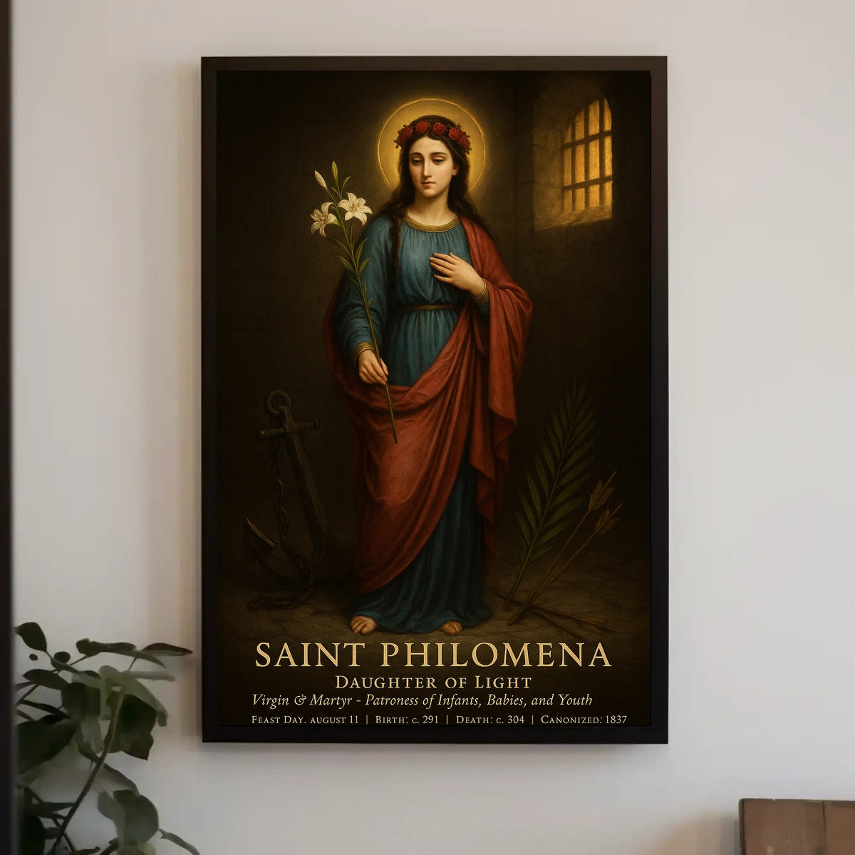 St. Philomena Poster