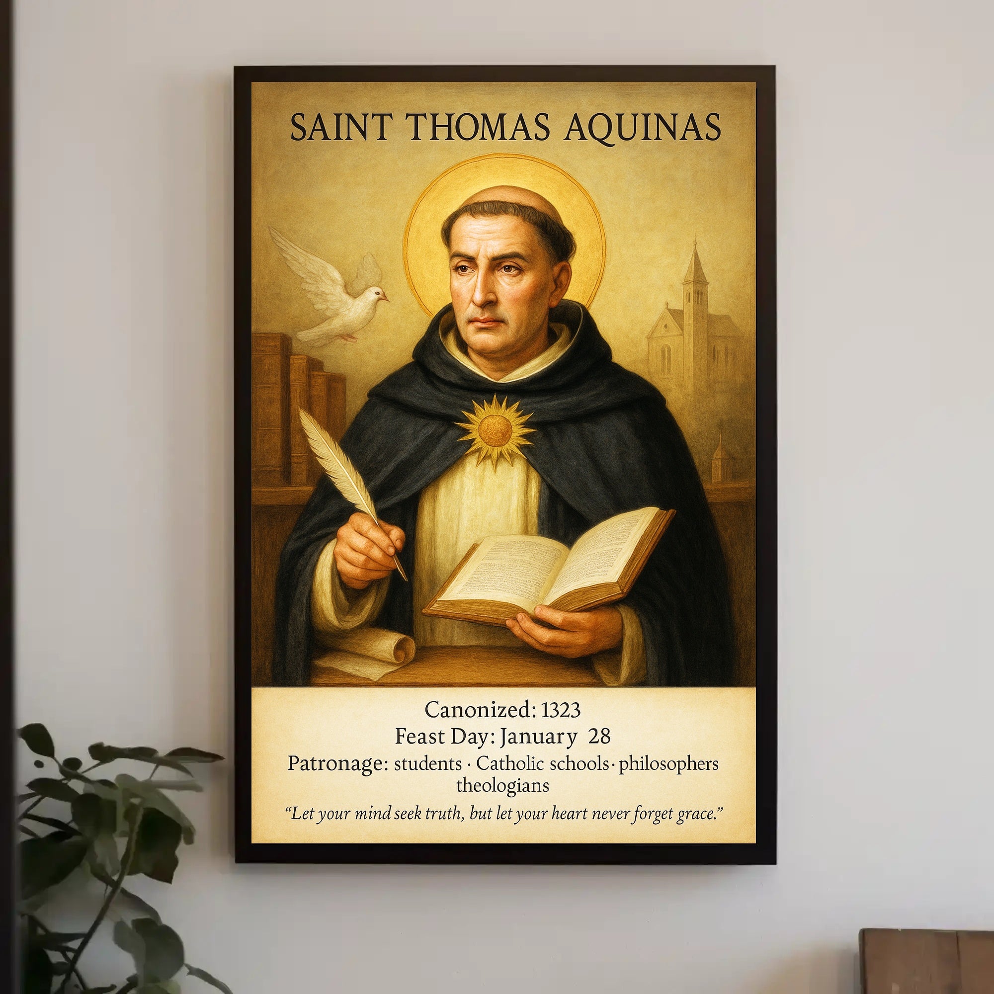 Saint Thomas Aquinas Poster PosterGoat