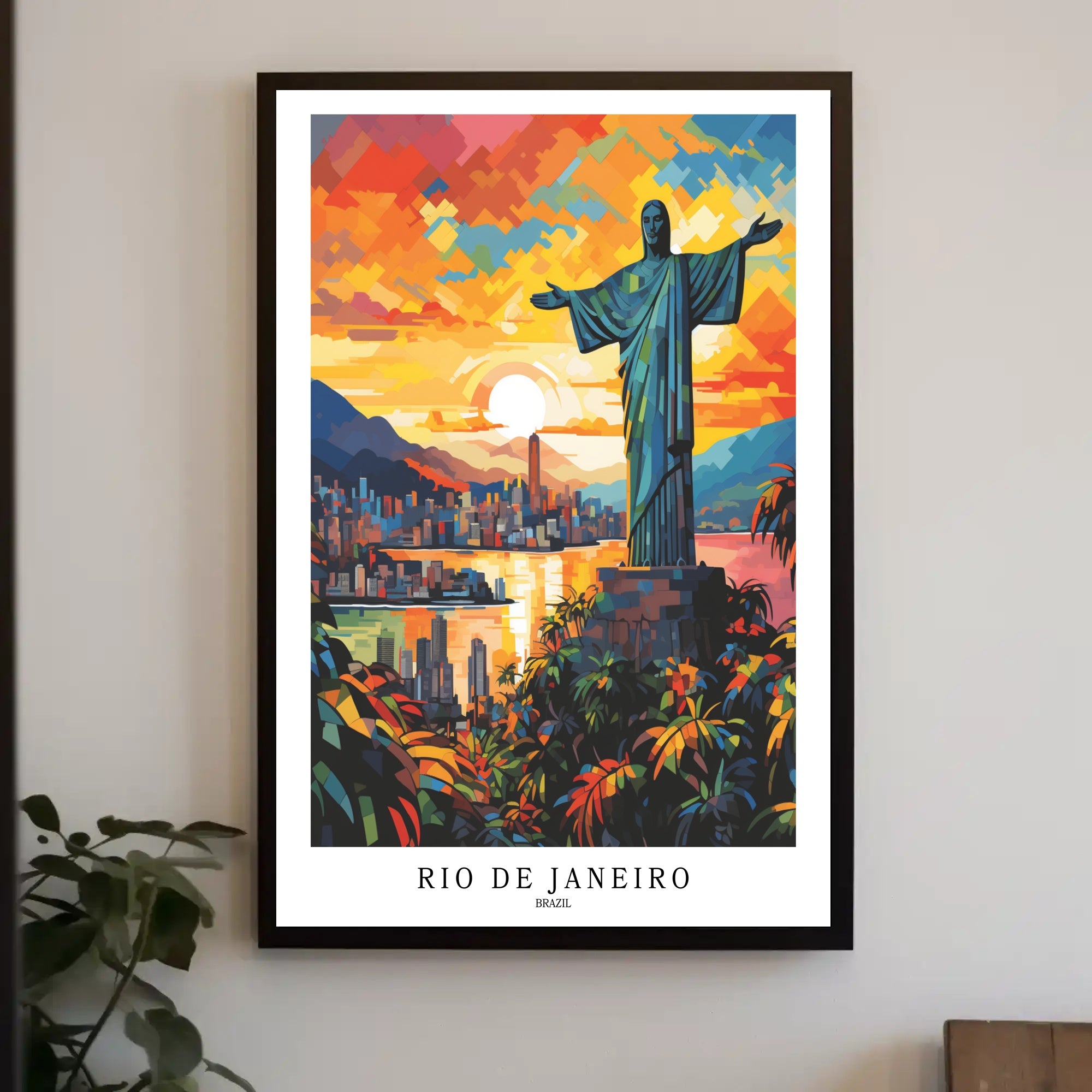 Rio de Janeiro Sunset Poster PosterGoat