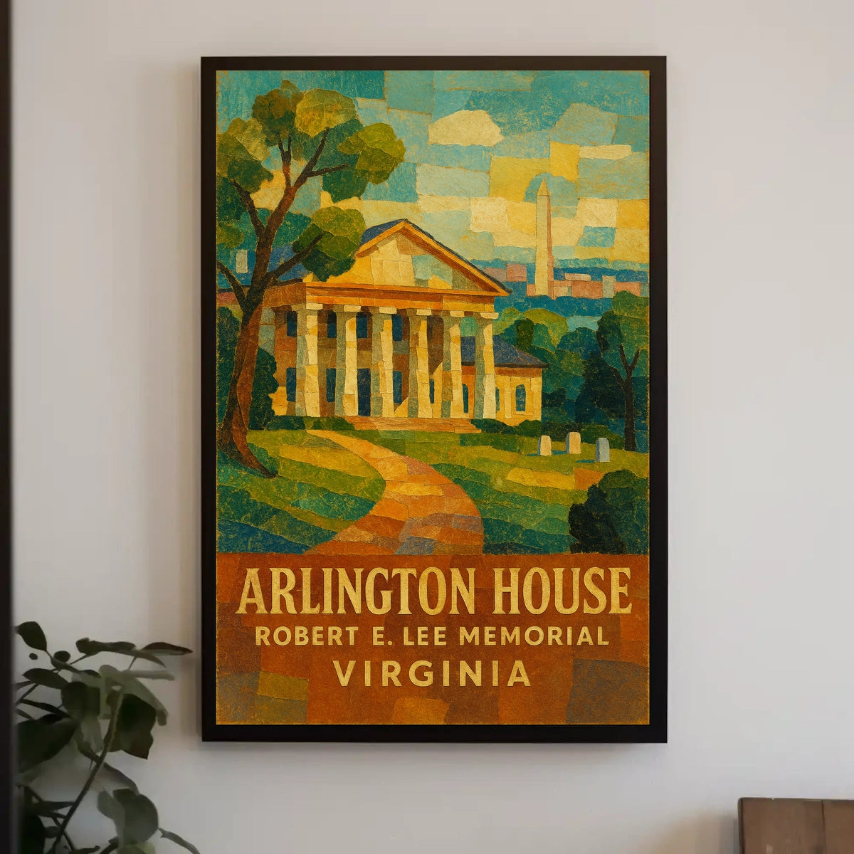Arlington House Robert E. Lee Memorial Poster