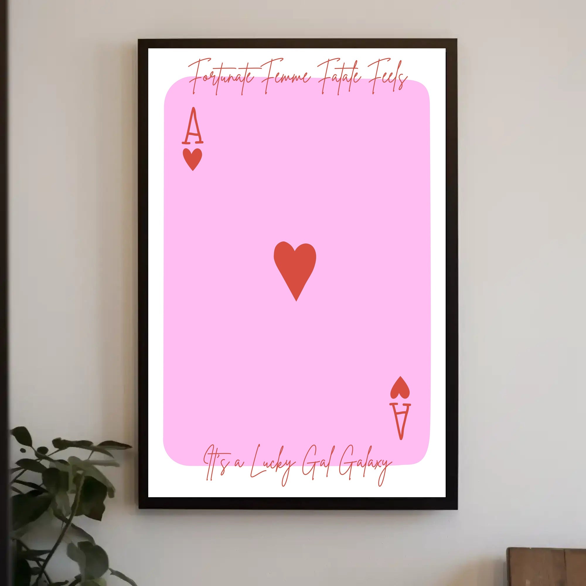 Fortunate Femme Fatale Feels Poster