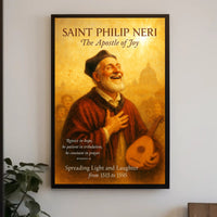 Saint Philip Neri The Apostle of Joy Poster PosterGoat