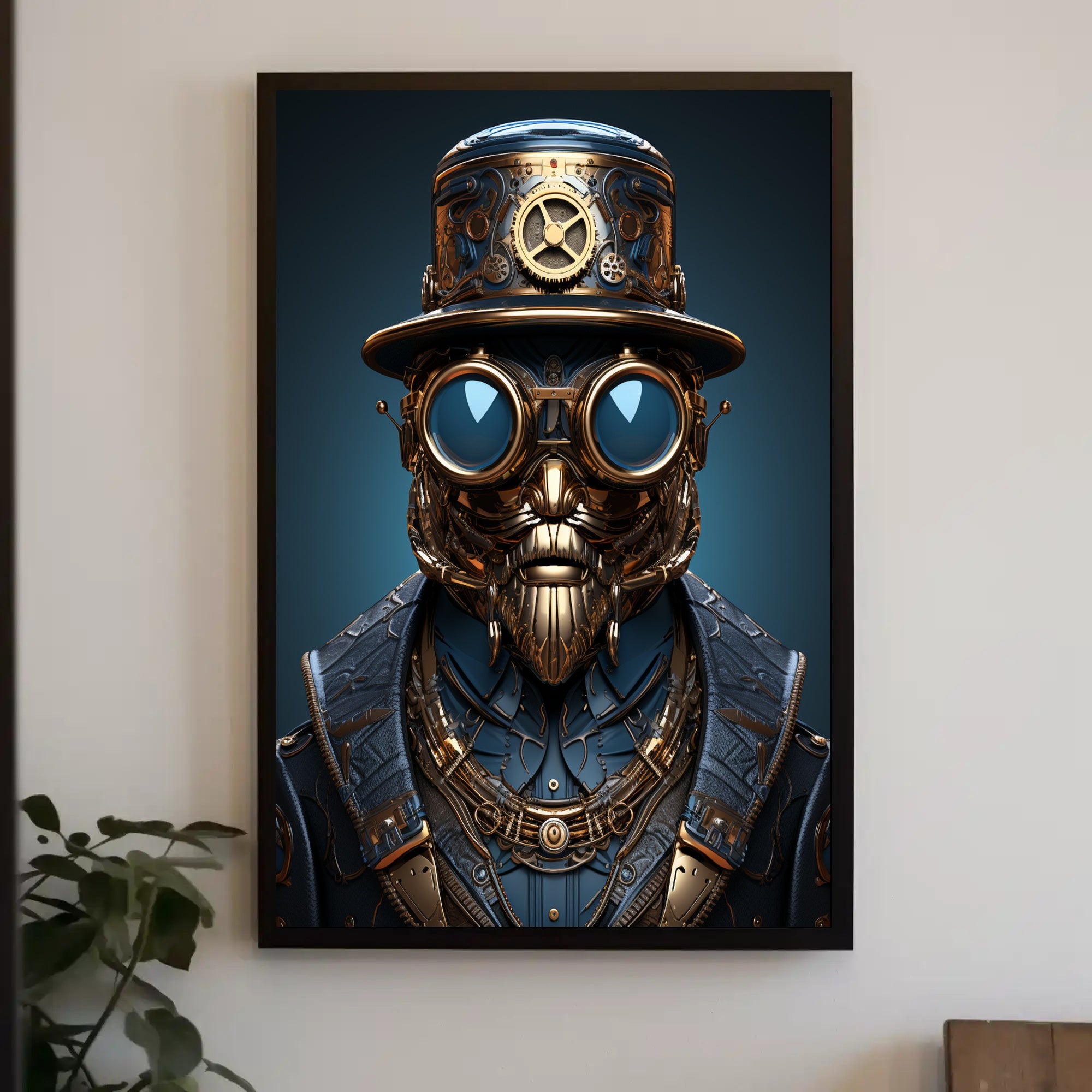 Steampunk Visionary Poster PosterGoat