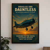 Douglas SBD Dauntless Poster