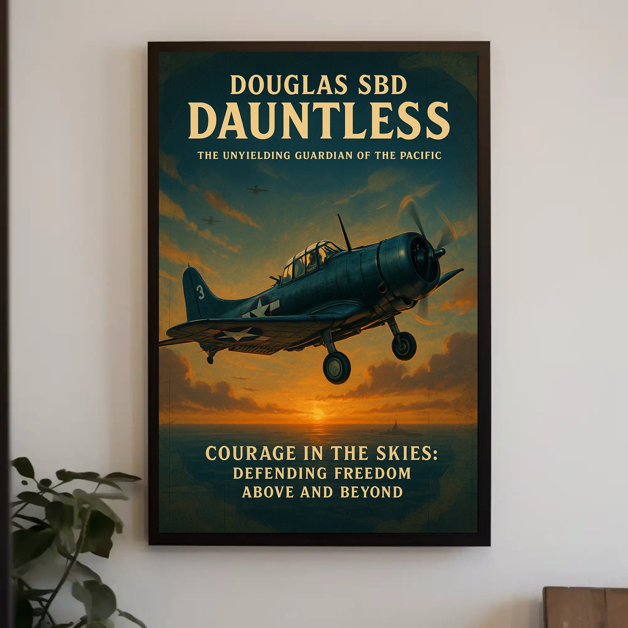 Douglas SBD Dauntless Poster