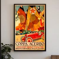 Coppa Acerbo Automobile Race Poster