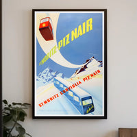 St. Moritz Ski Adventure Travel Poster PosterGoat