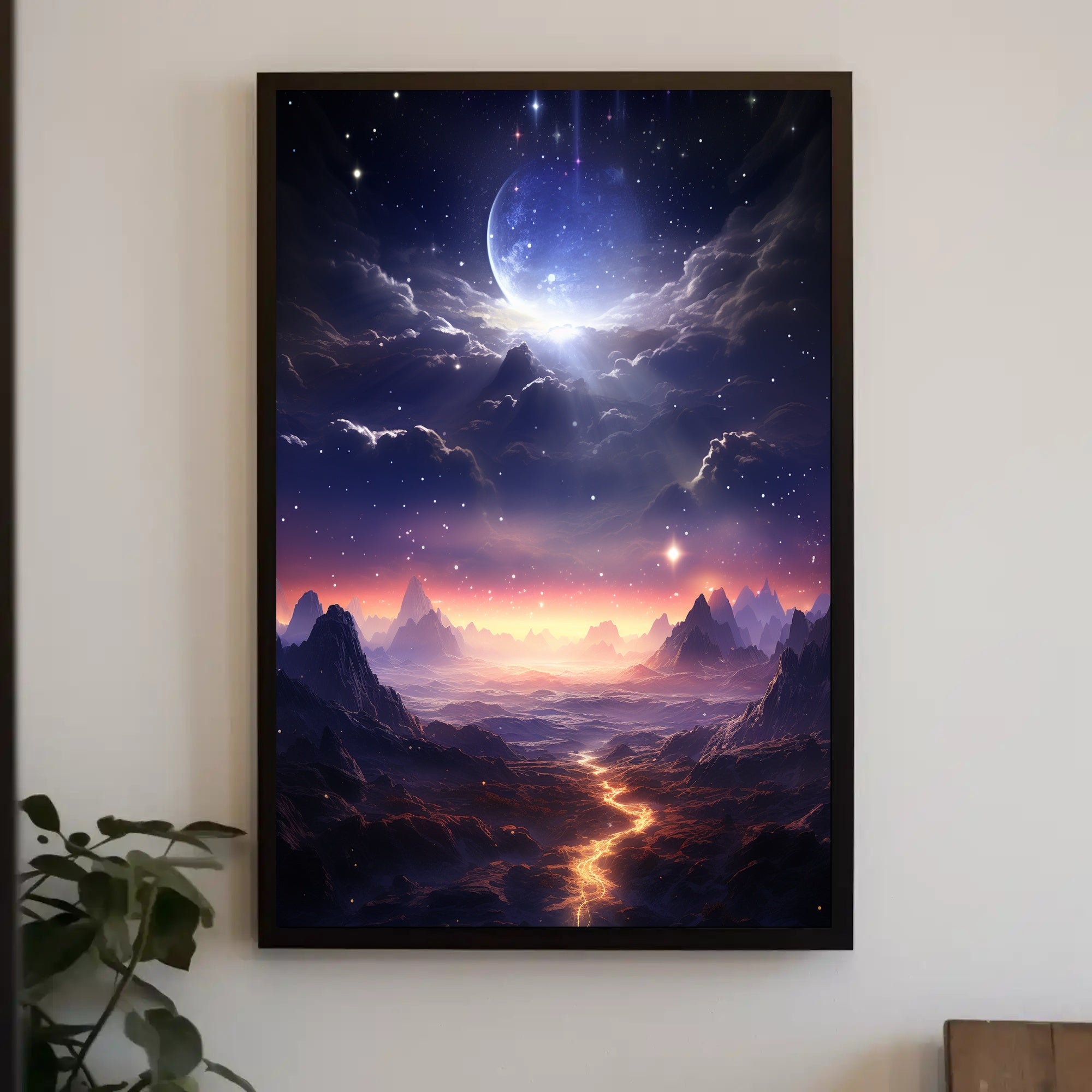 Celestial Landscape Poster