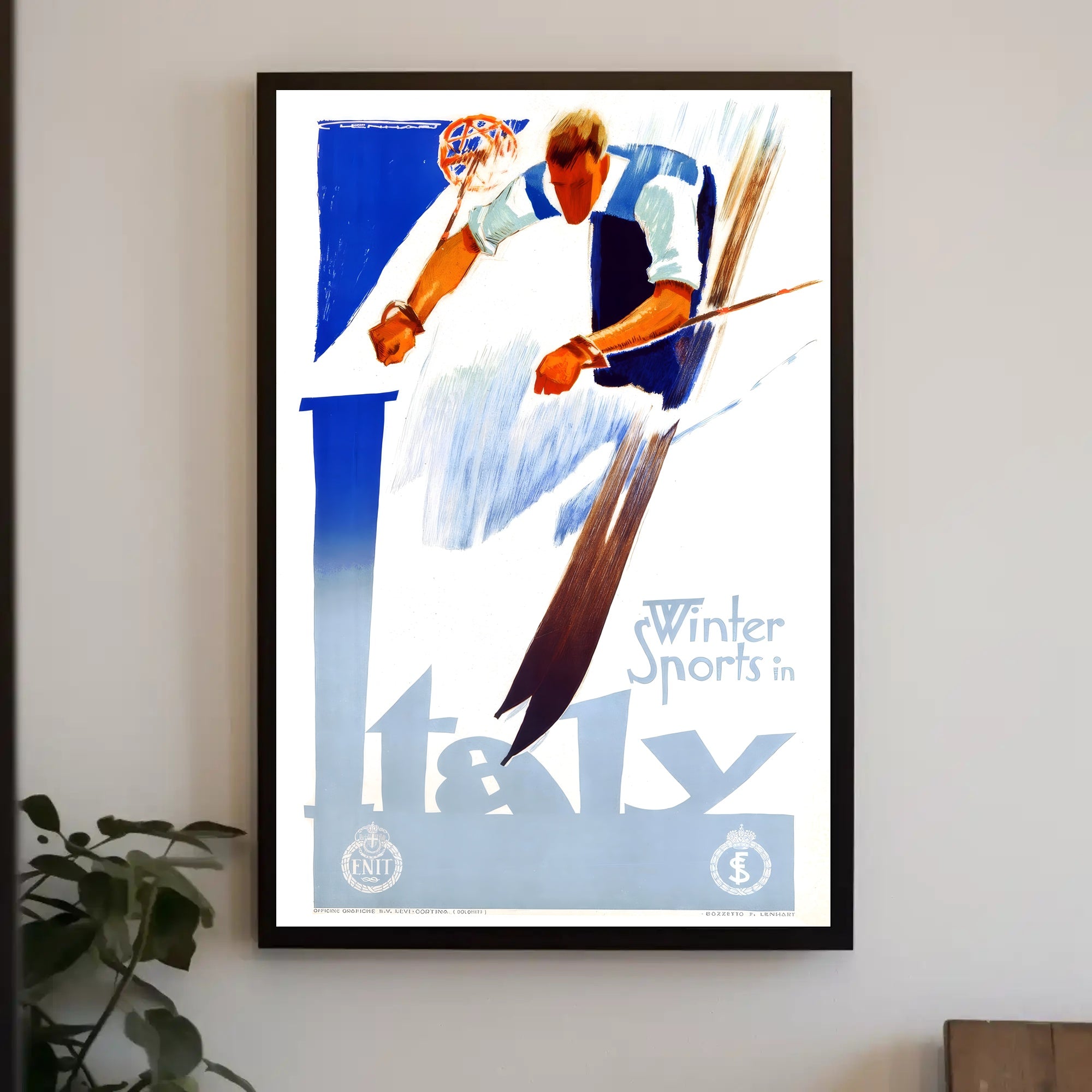 Winter Sports in Italy Poster PosterGoat
