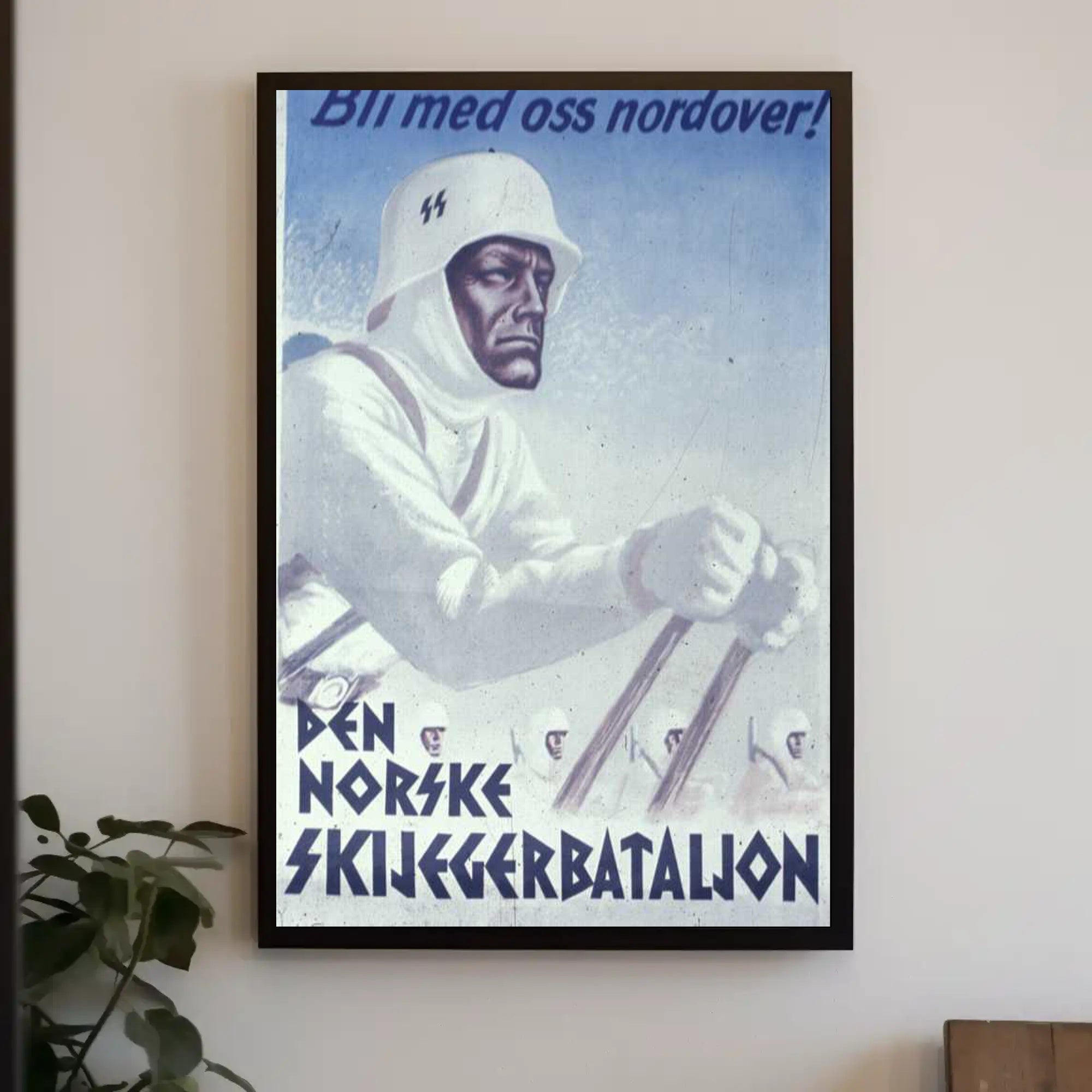 Den Norske Skijegerbataljon Recruitment Poster PosterGoat