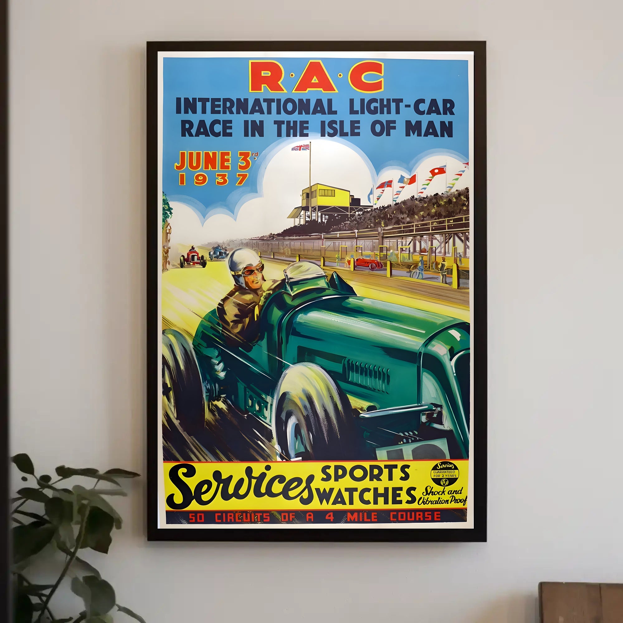 International Light-Car Race in the Isle of Man Poster