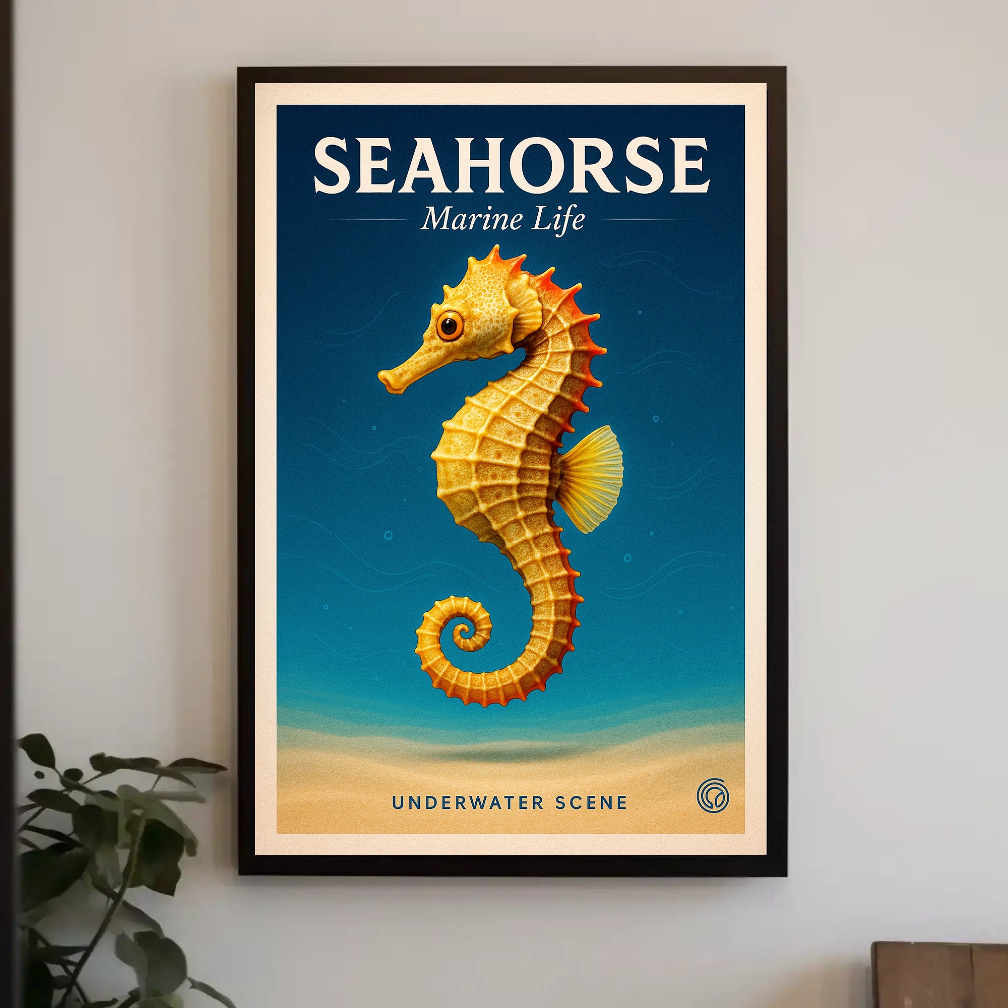 Seahorse Marine Life Poster PosterGoat